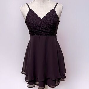 Speechless party dress, deep purple, size 5